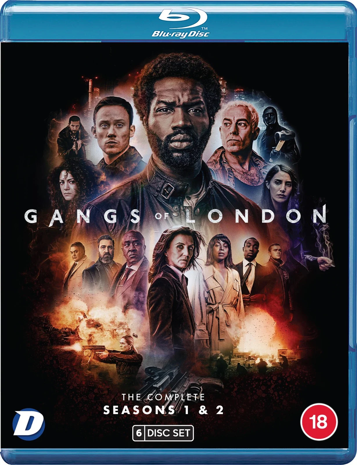 CORIN HARDY, Gangs Of London, the Complete Seasons 1 & 2 (Dazzler; DAZB1163, Germany 2022) 6xBlu-Ray VG+/VG+