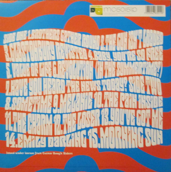 COSMIC ROUGH RIDERS, Enjoy The Melodic Sunshine (Poptones ; mc5015lp, UK 2000, Insert) LP VG/VG - Image 2