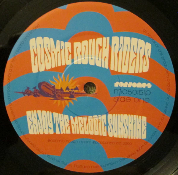 COSMIC ROUGH RIDERS, Enjoy The Melodic Sunshine (Poptones ; mc5015lp, UK 2000, Insert) LP VG/VG - Image 3