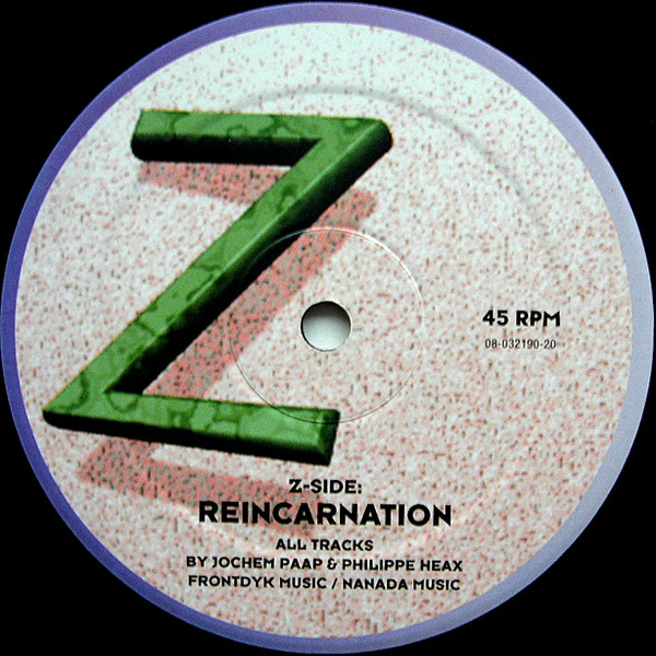 COUNTRY & WESTERN, Reincarnation / Positive Energy (Zebra Records; ZZZ 301-1, Netherlands 1993, Die Cut Sleeve) 12" G/G