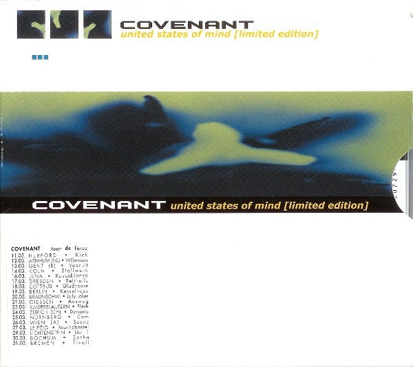 COVENANT, United States Of Mind (Dependent; mind 011, Germany 2000, Card Slipcase with 2 Jewel Cases inside) 2xCD VG+/VG+