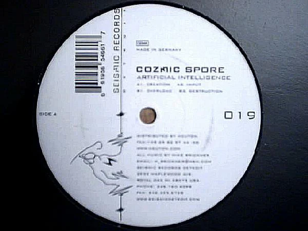 COZMIC SPORE, Artificial Intelligence (Seismic Records Detroit; SEISMIC019, US 2004) 12" /VG