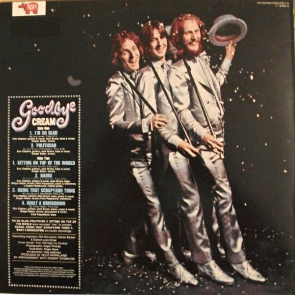 CREAM, Goodbye (Polydor / RSO; SPELP 75, UK 1985 Reissue, Black Labels) LP VG/VG - Image 2
