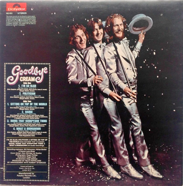 CREAM, Goodbye (Polydor Red Label; 583053, UK 1969, Gatefold) LP VG/VG+ - Image 2