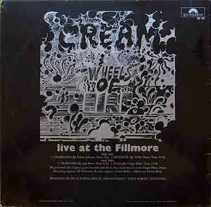 CREAM, Wheels of Fire - Live at Fillmore (Polydor; 582 040, UK 1968, Laminated Sleeve, Mono.) LP VG/G - Image 2