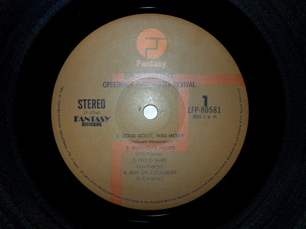 CREEDENCE CLEARWATER REVIVAL, Bayou Country (Fantasy Brown; LFP-80581, Japan 1972) LP VG/VG - Image 3