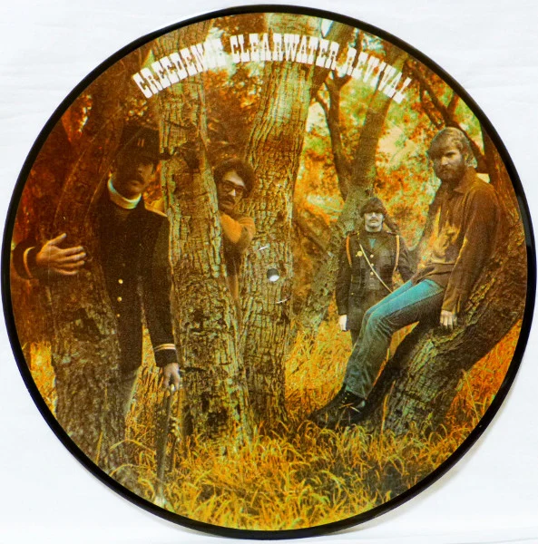 CREEDENCE CLEARWATER REVIVAL, Creedence Clearwater Revival (Akarma; 025, Italy 1980s Reissue, Clear Plastic Sleeve, Picture Disc), SALE - Up to 50% Off the Original Price LP /VG+