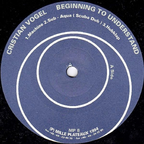 CRISTIAN VOGEL, Beginning To Understand (Mille Plateaux; MP LP8, Germany 1994) 2xLP /VG - Image 2