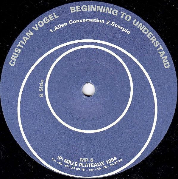 CRISTIAN VOGEL, Beginning To Understand (Mille Plateaux; MP LP8, Germany 1994) 2xLP /VG - Image 3