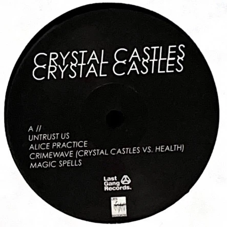 CRYSTAL CASTLES, Crystal Castles (Last Gang Records; Q1 00962, Canada 2017 Reissue, Precision Record Pressing) 2xLP NEW/NEW - Image 3