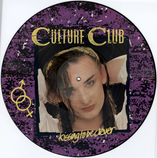 CULTURE CLUB, Kissing To Be Clever (Virgin; VP2232, UK 1982, Die Cut Picture Sleeve, Insert, Picture Disc) LP VG/VG+ - Image 3