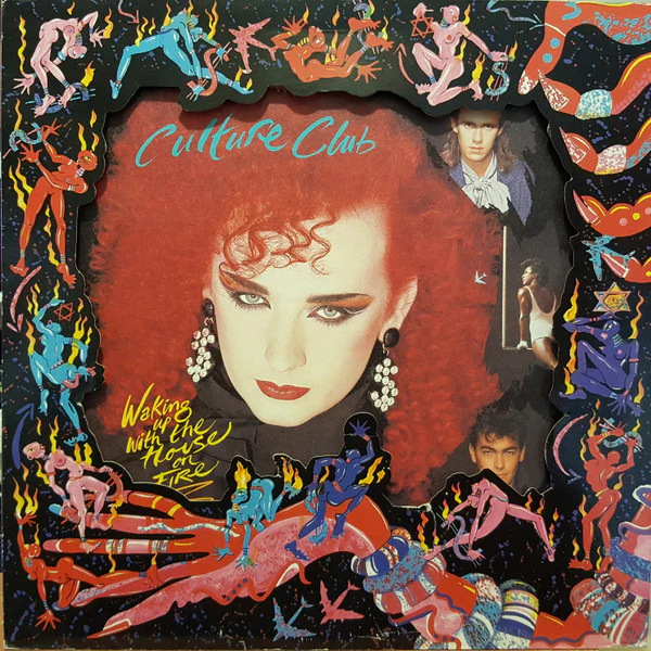 CULTURE CLUB, Waking Up With The House On Fire (Virgin; VP2330, UK 1984, Die Cut Picture Sleeve, Insert, Picture Disc) LP VG/VG+