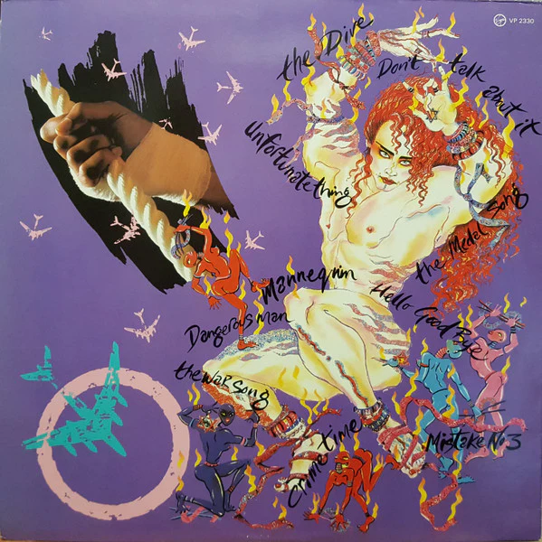 CULTURE CLUB, Waking Up With The House On Fire (Virgin; VP2330, UK 1984, Die Cut Picture Sleeve, Insert, Picture Disc) LP VG/VG+ - Image 2