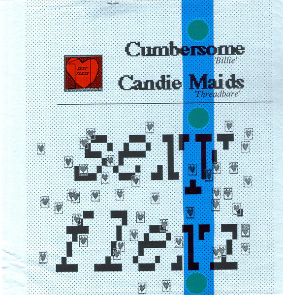 CUMBERSOME / CANDIE MAIDS, Sexy Flexi (Sexy Flexi ; none, UK 1987, Fold Over Sleeve, No Magazine, One Sided Flexidisc, No Coloured Tape On Sleeve) 7" VG/VG