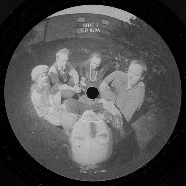 CURRENT 93, Earth Covers Earth (Free Porcupine Society; FPS11, US 2005 Reissue, Silk Screened Fold Out Cover, Stickered outer Plastic Sleeve) LP VG+/VG+ - Image 3