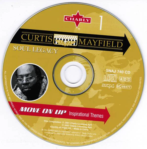 CURTIS MAYFIELD, Soul Legacy (Charly Records; SNAJ 740 CD, UK 2001, Box Set, Booklet) 4xCD VG/VG+ - Image 3