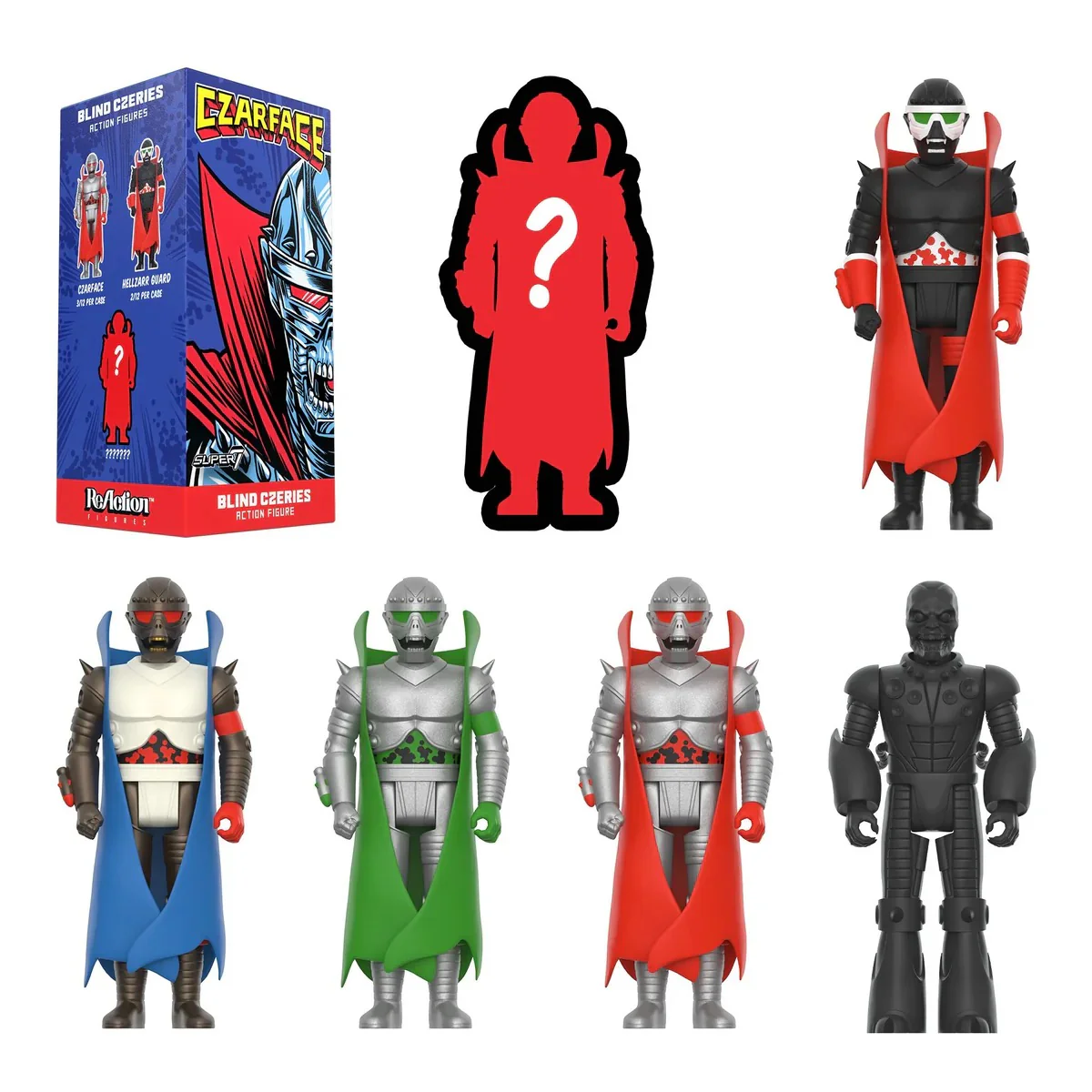 CZARFACE, Blind Box Mystery Action Figure (Reaction/Super 7; , US 2025) Accessories NEW/NEW
