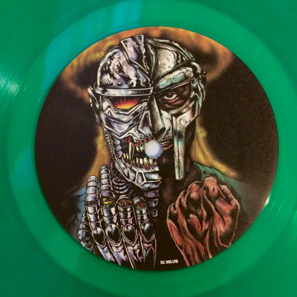 CZARFACE, MF DOOM, Czarface Meets Metal Face (Silver Age; SIL003LP, US 2018, Poster, Grern & Blue Vinyl. No CD or T Shirt.) 2xLP VG+/VG - Image 3