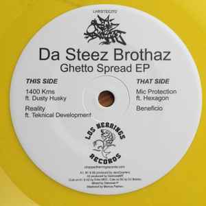 DA STEEZ BROTHAZ, Ghetto Spread EP (Chopped Herring Records; none, UK 2021, Yellow Vinyl) 7" /EX