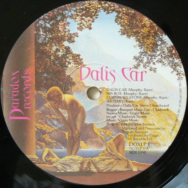 DALI'S CAR, The Waking Hour (Paradox Records; DOXLP 1, UK 1984, Gatefold With Spine To The Right, Mick Karn (Japan) & Peter Murphy (Bauhaus)) LP VG+/VG - Image 3