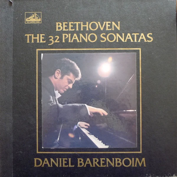 DANIEL BARENBOIM, Beethoven: The 32 Piano Sonatas (HMV Red, Coloured Nipper Box; SLS 794/12, UK 1970, Box Set) 12xLP G+/VG+