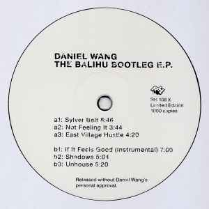 DANIEL WANG, The Balihu Bootleg E.P. (Rush Hour; RH 108 X, Netherlands 2010, Plain Sleeve, Limited Edition), SALE - Up to 50% Off the Original Price  12" /VG+