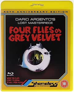 DARIO ARGENTO, Four Flies On Grey Velvet (, UK 2012) Blu-Ray VG+/VG+