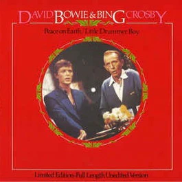 DAVID BOWIE & BING CROSBY , Peace On Earth / Little Drummer Boy  (RCA; BOWT 12, UK 1982 Reissue, Die Cut Sleeve, oversize/large labels) 12" EP VG/VG+