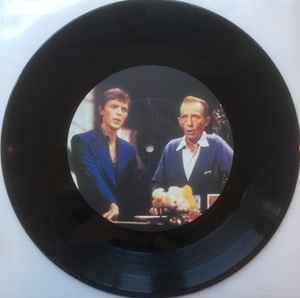 DAVID BOWIE & BING CROSBY , Peace On Earth / Little Drummer Boy  (RCA; BOWT 12, UK 1982 Reissue, Die Cut Sleeve, oversize/large labels) 12" EP VG/VG+ - Image 3