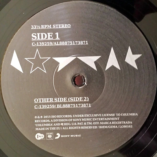 DAVID BOWIE, Blackstar   (ISO Records; 88875173871, Europe 2016 Reissue, Die Cut Sleeve, Booklet, Celebrate Pressing, 180 Gram ) LP VG/VG+ - Image 3