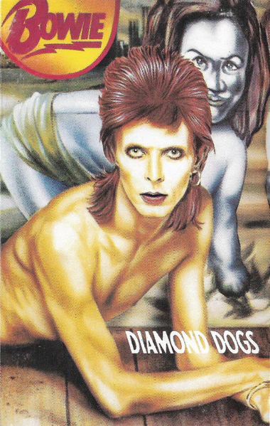 DAVID BOWIE, Diamond Dogs (EMI; 64 7952114, Italy 1990 Reissue) Cassette VG+/VG+