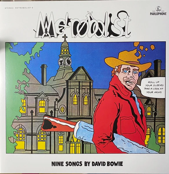 DAVID BOWIE, Metrobolist (Nine Songs By David Bowie) (Parlophone; METROBOLIST 6, Worldwide 2020 Reissue, Gatefold, Die Cut Inner, 2020 remix of The Man Who Sold The World) LP VG+/VG+