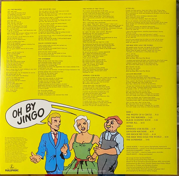 DAVID BOWIE, Metrobolist (Nine Songs By David Bowie) (Parlophone; METROBOLIST 6, Worldwide 2020 Reissue, Gatefold, Die Cut Inner, 2020 remix of The Man Who Sold The World) LP VG+/VG+ - Image 2