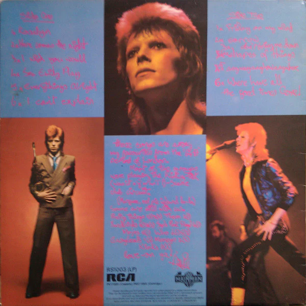 DAVID BOWIE, Pinups (RCA Victor Orange with Stereo Text; RS1003; APLI 0214, UK 1973, Textured Sleeve, Insert, French Press label in UK Sleeve) LP VG+/VG - Image 2