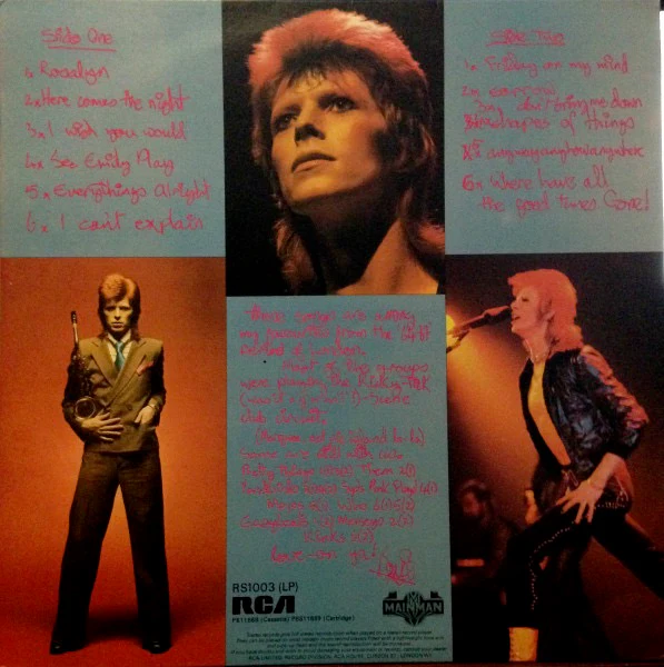 DAVID BOWIE, Pinups (RCA Victor Orange No Stereo Text; RS 1003, UK 1973, Insert) LP VG/VG+ - Image 2