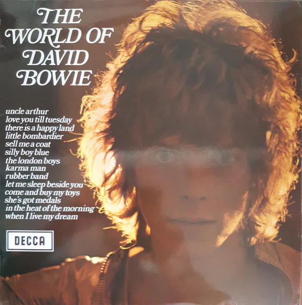 DAVID BOWIE, The World Of David Bowie (Decca Blue Boxed; SPA 58, UK 1970) LP VG/VG