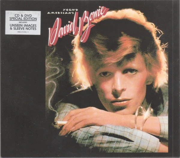 DAVID BOWIE, Young Americans (EMI; 0946 3 51258 2 5 , Europe 2007 Reissue, Jewel Case With Hype Stickered Slipcase, Booklet, CD + DVD, Remastered) 2xCD VG+/VG+