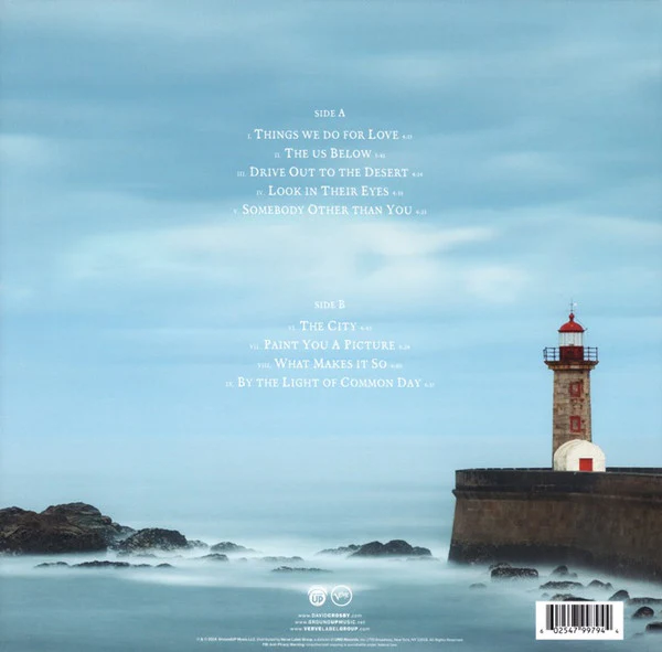 DAVID CROSBY, Lighthouse (GroundUP Music; B0025322-01, USA, Canada & Europe 2016, Gatefold, Inner & Insert) LP VG+/EX - Image 2