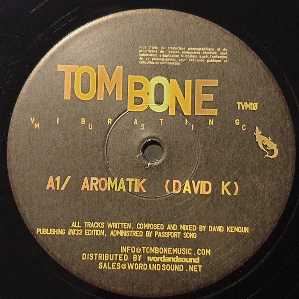DAVID K, Aromatik (Tom Bone Vibrating Music ; TVM 010, Germany 2006, Die Cut Company Sleeve) 12" G+/VG