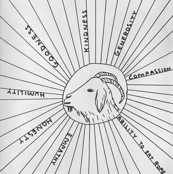 DAVID SHRIGLEY, Goat Music (Deste Foundation; ISBN 978-618-5039-33-2, Europe 2019, Gatefold, Booklet, Picture Disc) LP VG+/VG - Image 2