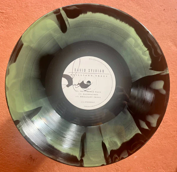 DAVID SYLVIAN, Brilliant Trees (Virgin EMI Records; INTGDS00036LP, Europe 2025 Reissue, Gatefold, Inner, 180 Gram Corona Olive Opaque Vinyl) LP VG+/VG+ - Image 3