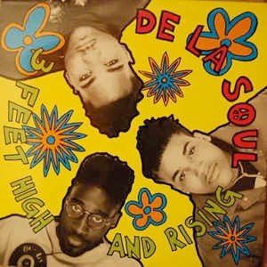 DE LA SOUL, 3 Feet High and Rising (Tommy Boy; DLSLP 1, UK 1989, Inner, Damont Press.) LP VG+/VG