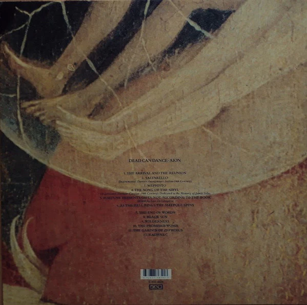 DEAD CAN DANCE, Aion (4AD; CAD 3639, Europe 2023 Reissue, Inner) LP NEW/NEW - Image 2