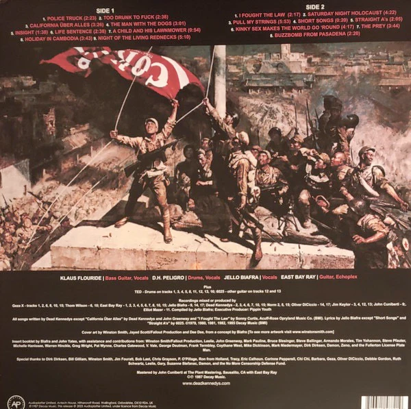 DEAD KENNEDYS, Give Me Convenience Or Give Me Death (Audio Platter; PLATE101LP, UK 2023 Reissue, Gatefold, Orange Vinyl) LP NEW/NEW - Image 2