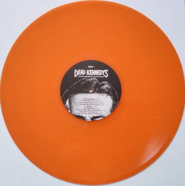 DEAD KENNEDYS, Give Me Convenience Or Give Me Death (Audio Platter; PLATE101LP, UK 2023 Reissue, Gatefold, Orange Vinyl) LP NEW/NEW - Image 3