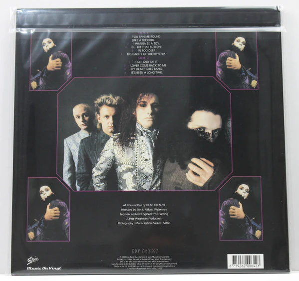 DEAD OR ALIVE, Youthquake (Music On Vinyl; MOVLP2122, Europe 2018, Insert, Purple Vinyl) LP VG/G+ - Image 2