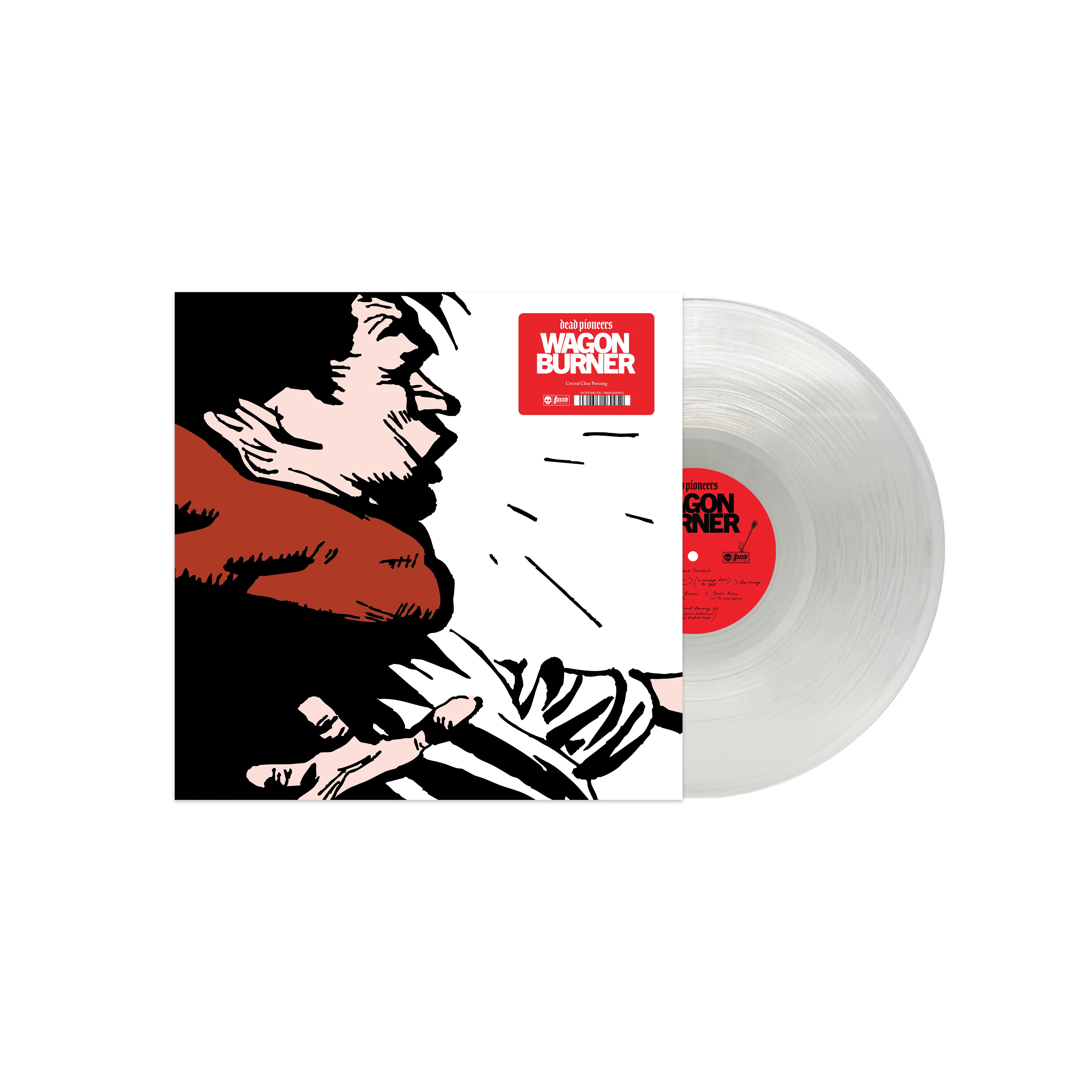DEAD PIONEERS, Wagon Burner (Hassle Records; HOFF496LPB, UK 2026, Crystal Clear Vinyl) LP NEW/NEW - PRE-ORDER - Image 2