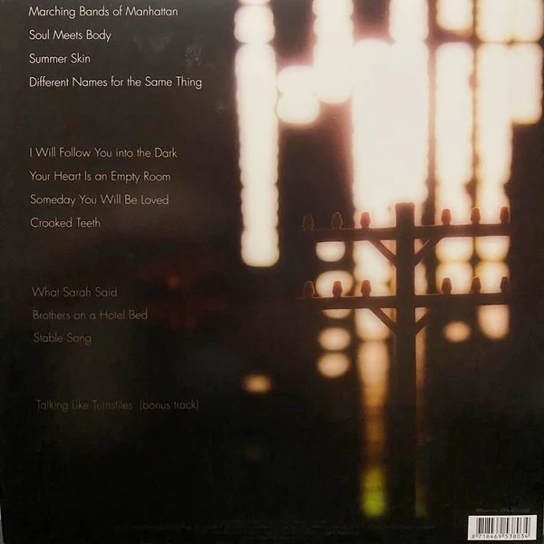 DEATH CAB FOR CUTIE, Plans (Music On Vinyl; MOVLP1314, Europe 2016 Reissue, Gatefold, 180 Gram Vinyl) 2xLP NEW/NEW - Image 2