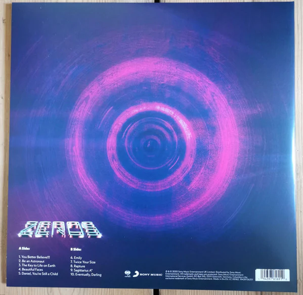 DECLAN MCKENNA, Zeros (Sony Music ; 19439761691, Europe 2020, Gatefold, Inner, Clear Vinyl With Blue and Purple Splatter) LP VG/EX - Image 2