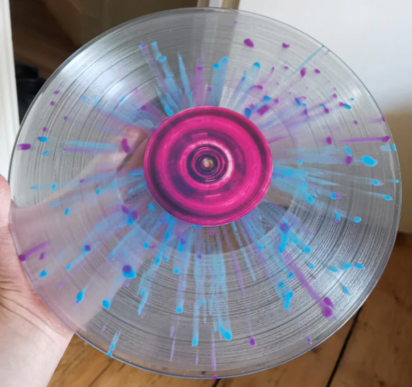 DECLAN MCKENNA, Zeros (Sony Music ; 19439761691, Europe 2020, Gatefold, Inner, Clear Vinyl With Blue and Purple Splatter) LP VG/EX - Image 3